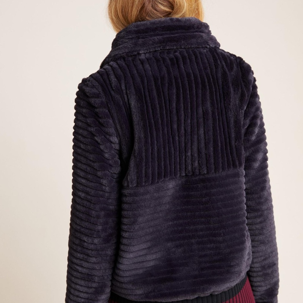 🎈🎉🎁SALE Anthropologie Natasha Faux Fur Jacket - Picture 4 of 7